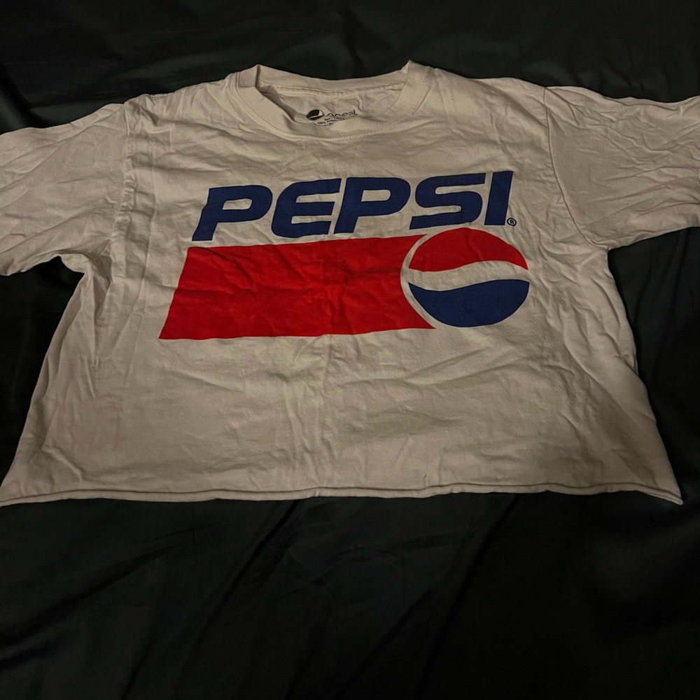 Pepsi Crop Top Tshirt